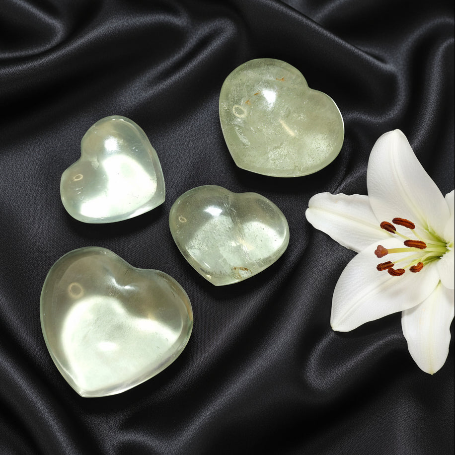 coeur en quartz de roche