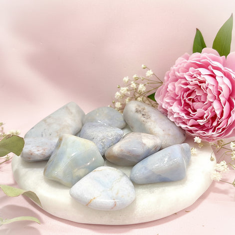 calcédoine bleu 5cm