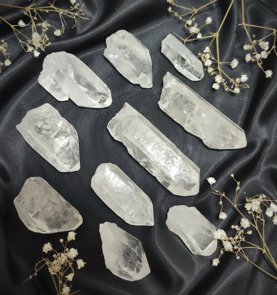 pointe de quartz brute