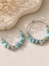 Kit créatif boucles d'oreilles en larimar, papillons, niveau 1