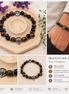Kit Bracelet de protection en Pierre Œil de Tigre et onyx, arbre de vie et tigre