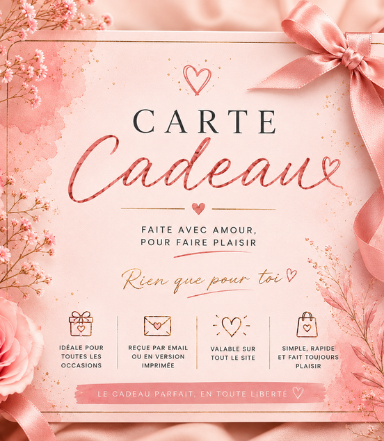Carte cadeau Secret de Cristaux pour offrir un bijou en pierres naturelles