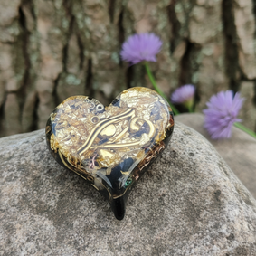 coeur orgonite pocket