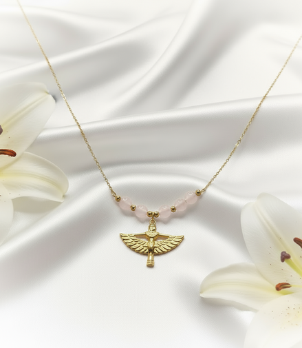 collier doré isis déesse