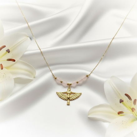 collier doré isis déesse