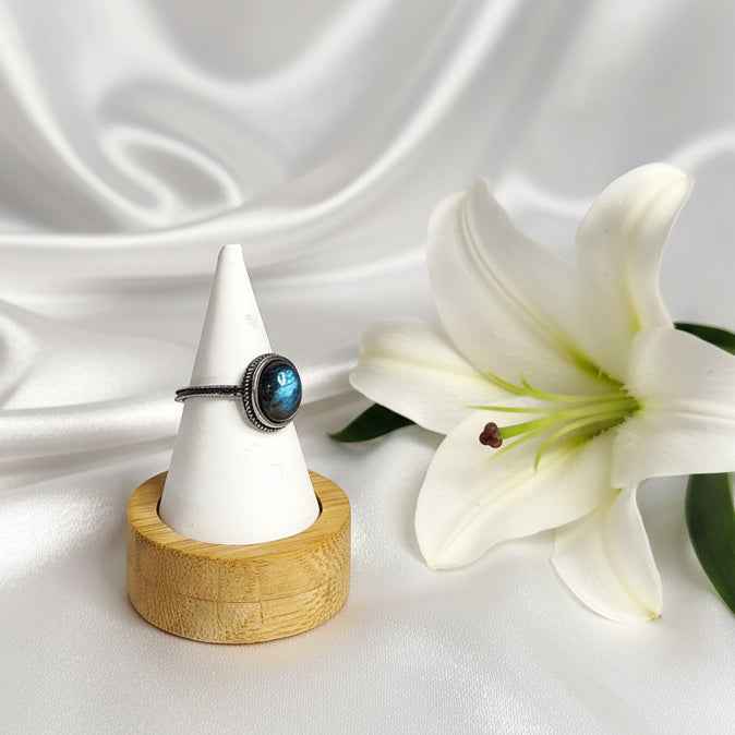 Bague en argent s925 et labradorite