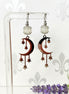 boucles d'oreilles lune