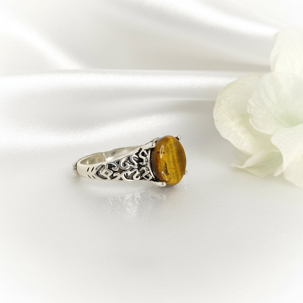 bague oeil de tigre