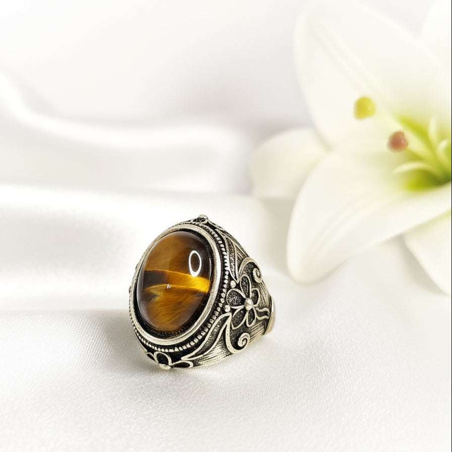 bague oeil de tigre