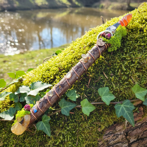 baguette énergétique en bois noisettier