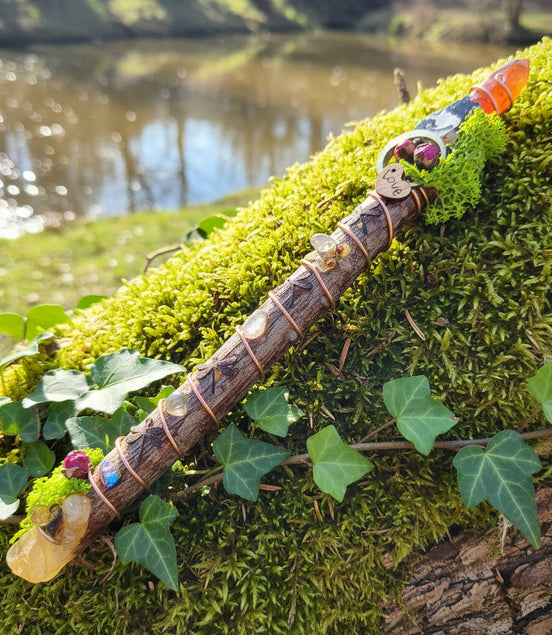 baguette énergétique en bois noisettier