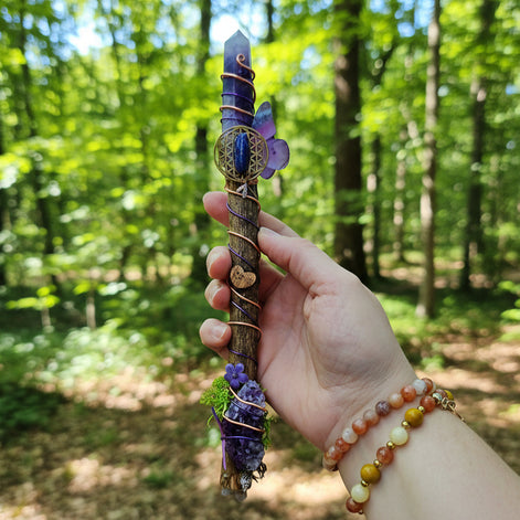 baguette en bois noisetier artisanale