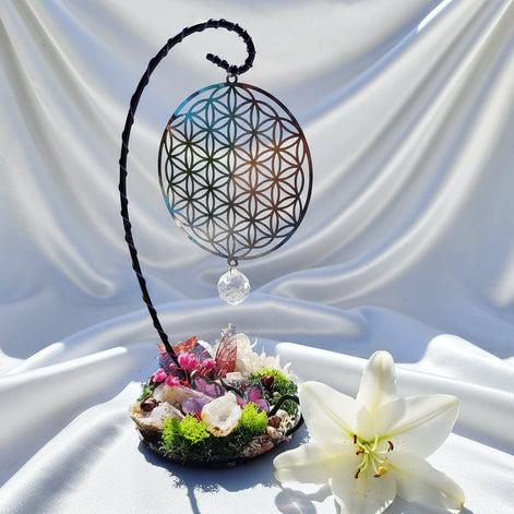 Décoration féérique artisanale en pierres naturelles au choix