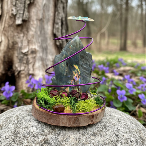 décoration féérique labradorite