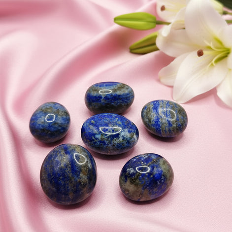 Pierre de Lapis lazuli, Pendentif, Collier argenté au choix