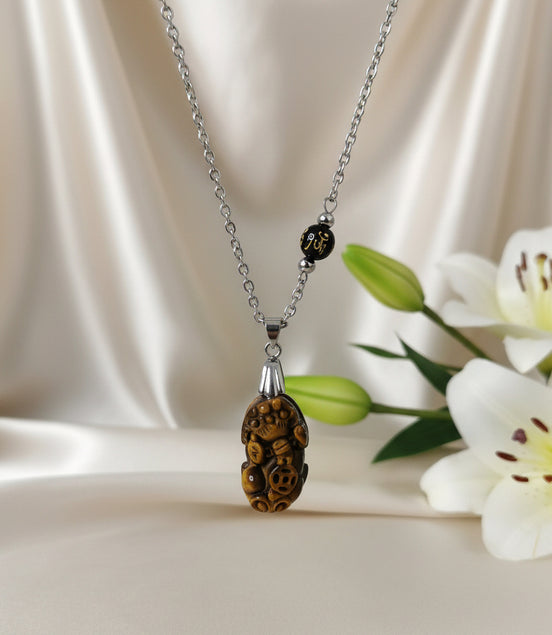 sautoir pixiu en pierre protection chance