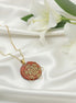 collier chaine doré jape rouge