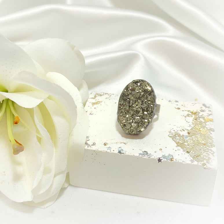 Bague en Pyrite brute