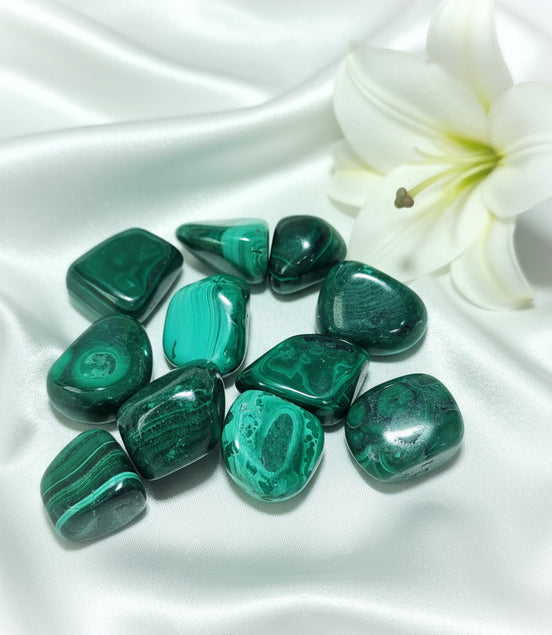 Pierre naturelle de Malachite AA congo
