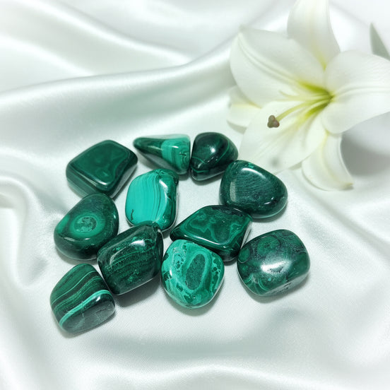 Pierre naturelle de Malachite AA congo