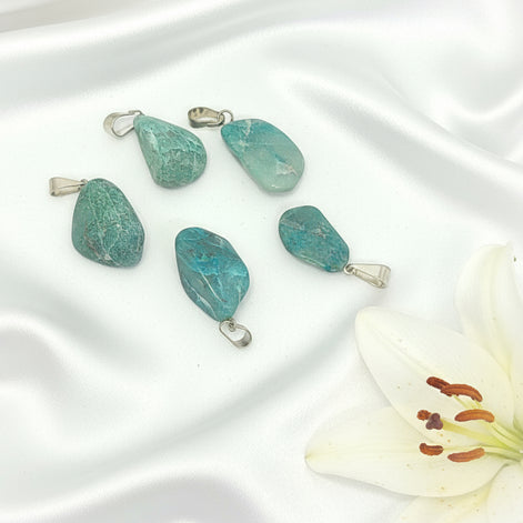 Chrysocolle pendentif vertus