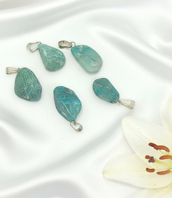 Chrysocolle pendentif vertus