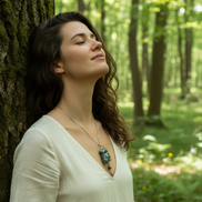 collier agate arbre
