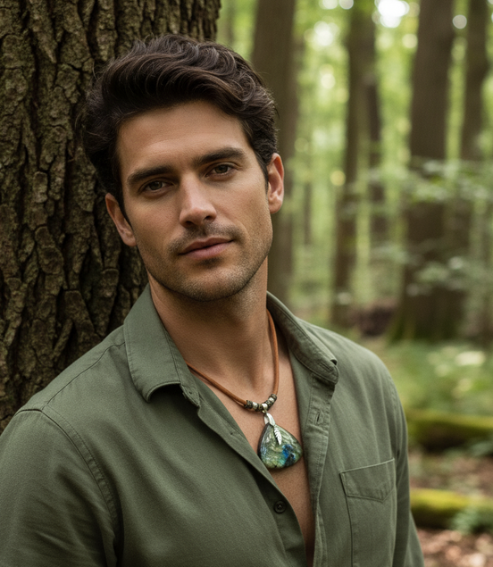 homme bijou pierre création