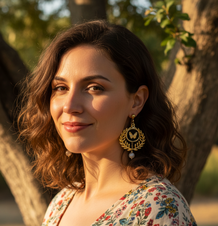 boucles d'oreille pierre de lune