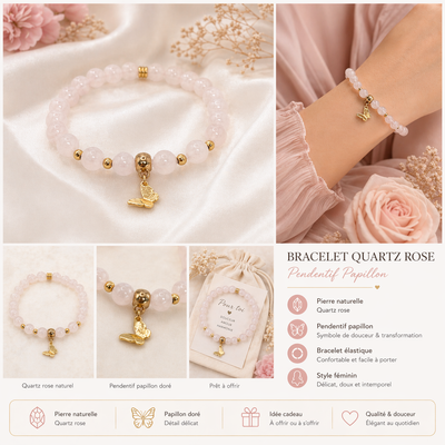 bracelet kit quartz rose