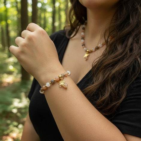 bijou pierre de lune femme