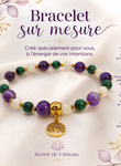 bracelet sur mesure en pierres naturelles artisanal