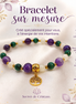 bracelet sur mesure en pierres naturelles artisanal