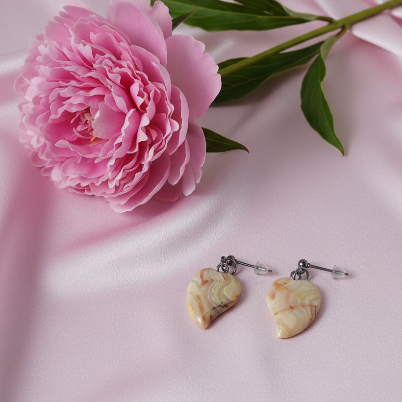 boucle d'oreilles agate crazy lace