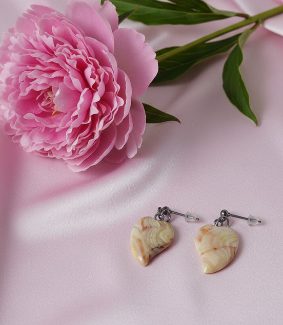 boucle d'oreilles agate crazy lace