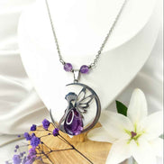Collier fée et améthyste extra