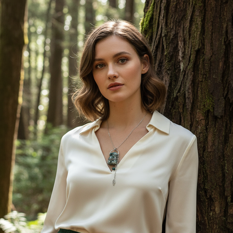 bijou en agate arbre