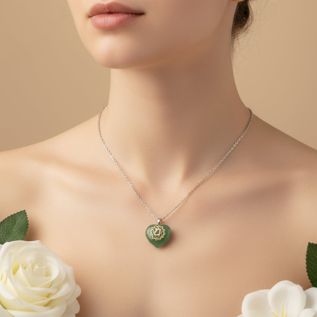 bijou en aventurine verte
