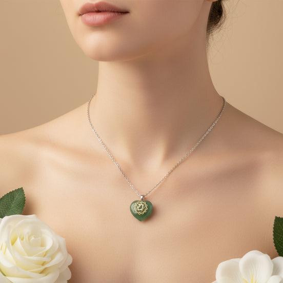 bijou en aventurine verte