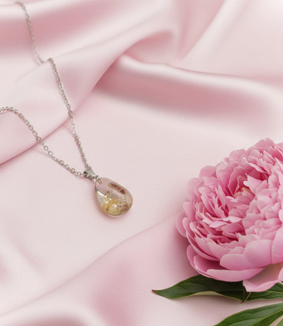 collier quartz fumé