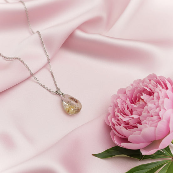 collier quartz fumé