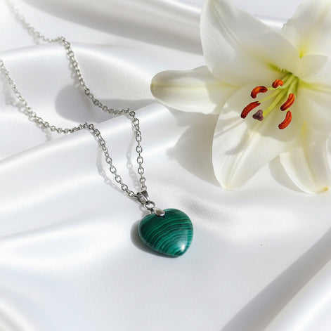 bijou en malachite