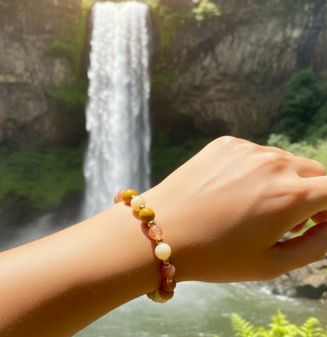 Bracelet en pierre de soleil