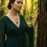 Collier fée et améthyste extra