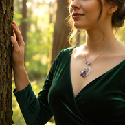 Collier fée et améthyste extra