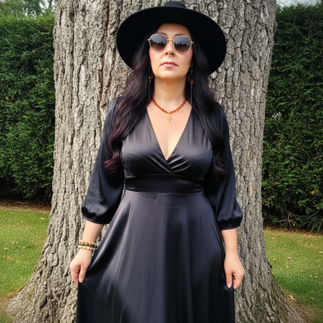 Collier de perle unalom en cornaline, calcite, fluorite et autre pierres