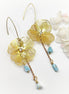Boucles d’oreilles dorées Fleur & Larimar