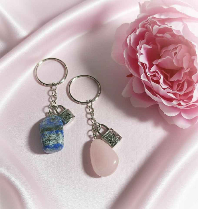 Duo de Porte-Clés Énergétiques – Pour les Âmes liées, couple, enfant ou amis