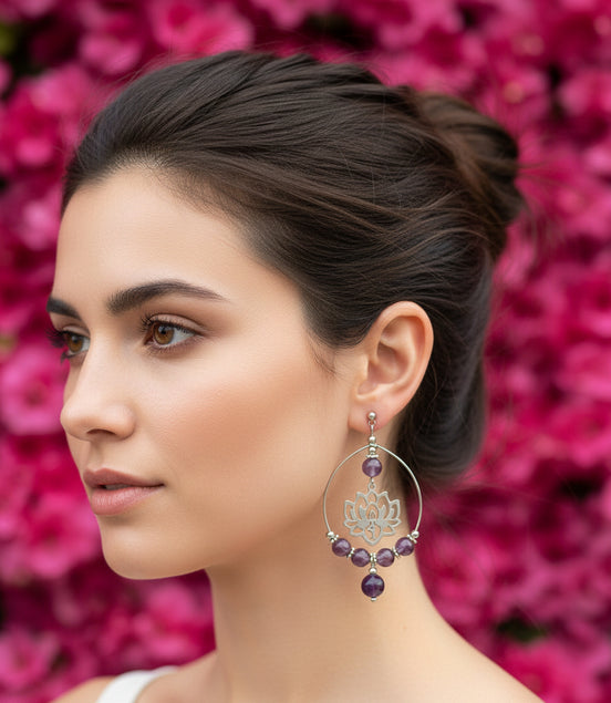 bijoux femme en améthyste 