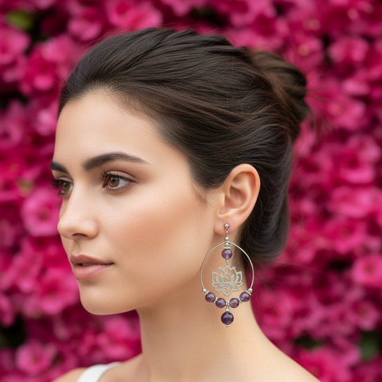 bijoux femme en améthyste 